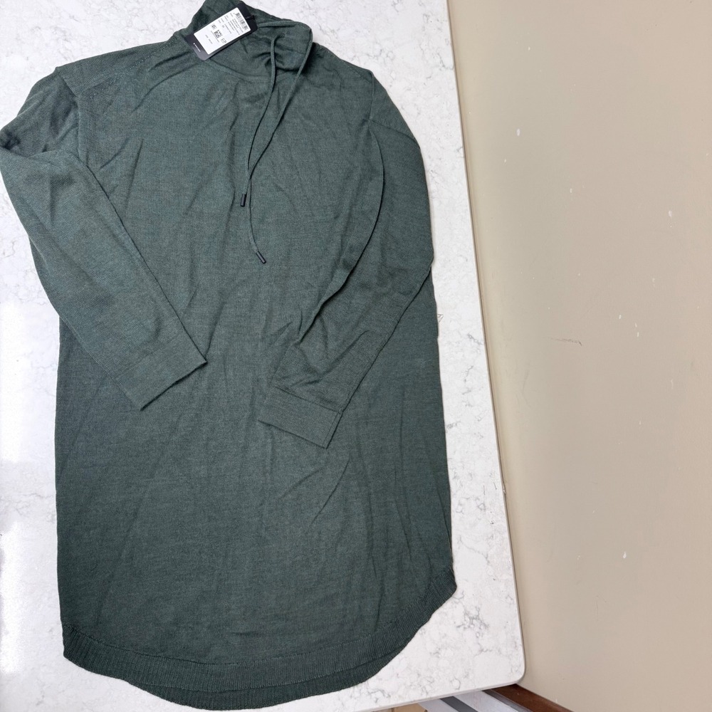 G-Star Raw Stand Up Collar Knit Dress Combat Htr Green XS D20596-B670-1105
